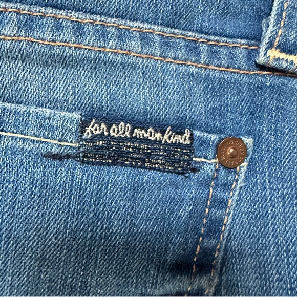 7 For All Mankind Skinny Crop and Roll Jeans - Picture 9 of 10